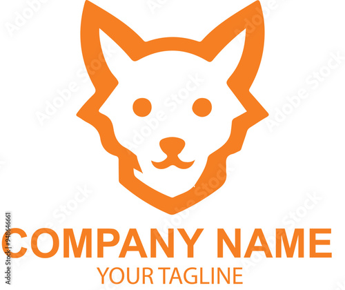 vector pet logo design 