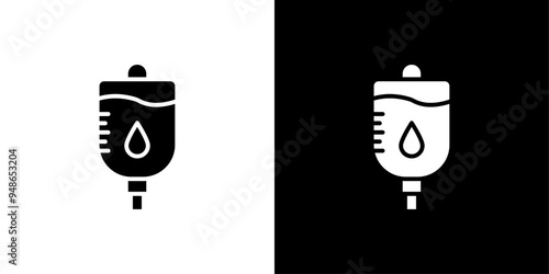 blood glucose icon Flat fill set collection