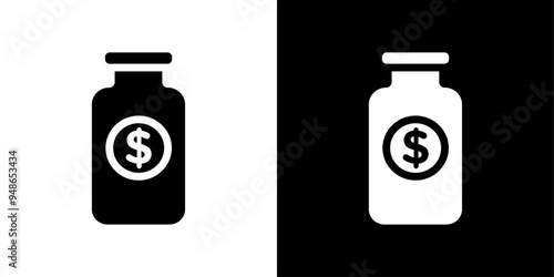 Business Remedy icon Flat fill set collection