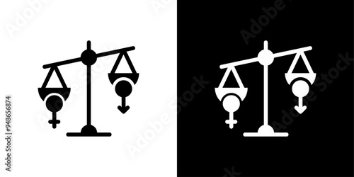 Hormone imbalance icon Flat fill set collection