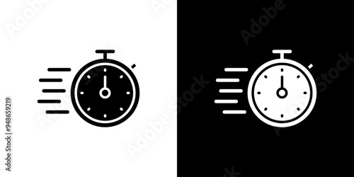 quick response icon Flat fill set collection
