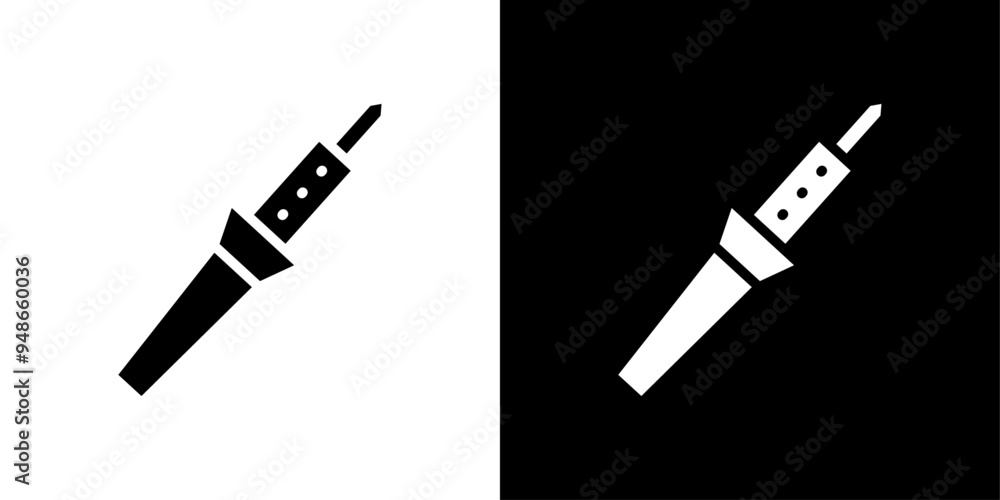 Soldering iron icon Flat fill set collection Soldering iron icon Flat fill set collection