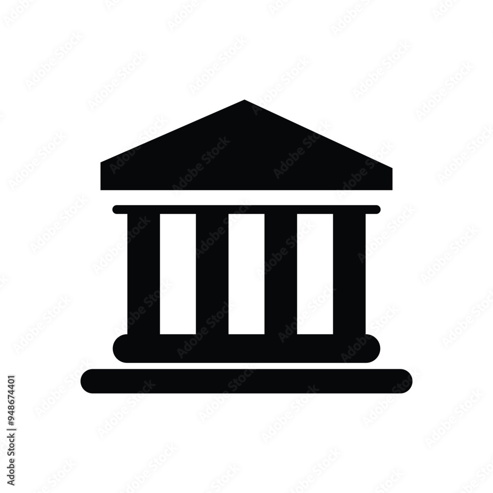 The bank icon. Banking and finance symbol. Bank icon logo. Payments Area sign on white background. Bank symbol logo concept. Vector illustration. Eps file 7. The bank icon. Banking and finance symbol. Bank icon logo. Payments Area sign on white background. Bank symbol logo concept. Vector illustration. Eps file 7.