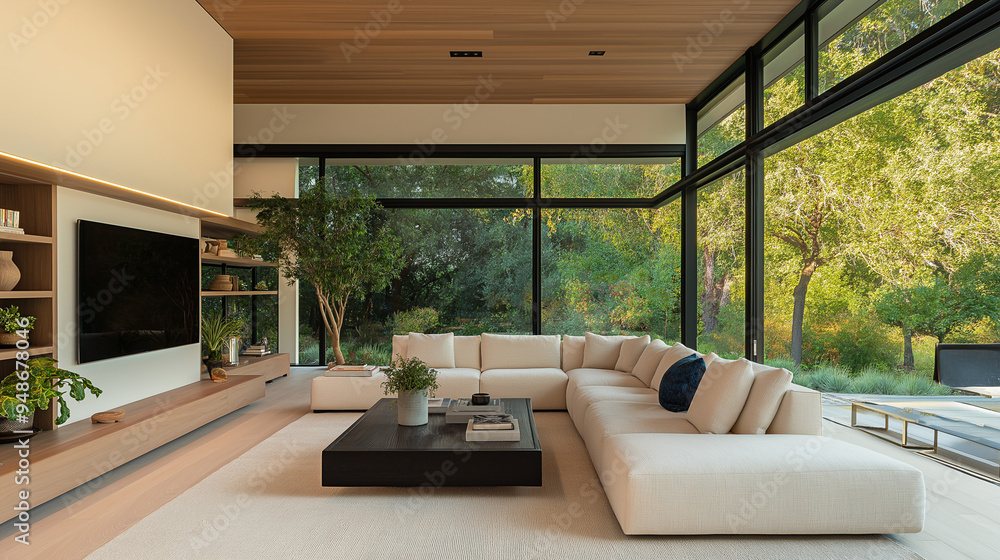 Fototapeta premium living room interior