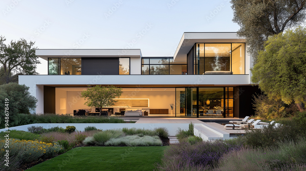 Fototapeta premium Modern Minimalist House