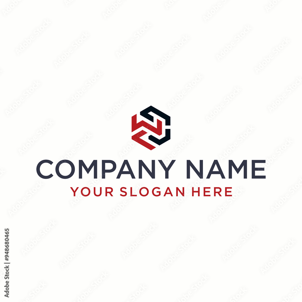 RWC letter logo in the form of hexagons and cube logos with letter designs for corporate identity RWC letter logo in the form of hexagons and cube logos with letter designs for corporate identity