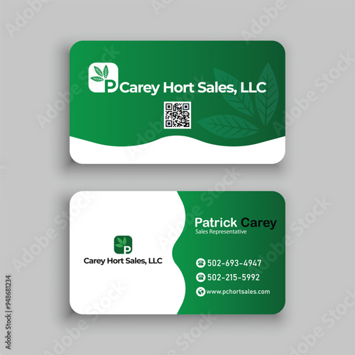 black business card with red triangle shapes design