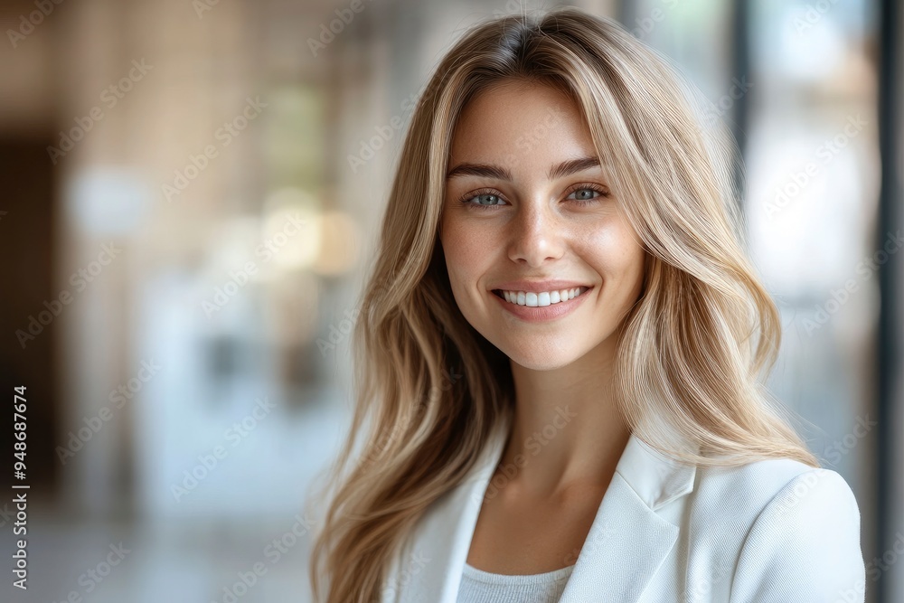 Business, finance and employment, female successful entrepreneurs concept. Confident good-looking female office manager, with generative ai Business, finance and employment, female successful entrepreneurs concept. Confident good-looking female office manager, with generative ai