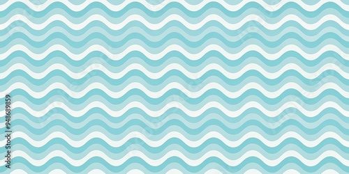 Abstract Wavy Pattern in Blue and White, vector , pattern , design , waves , blue , white