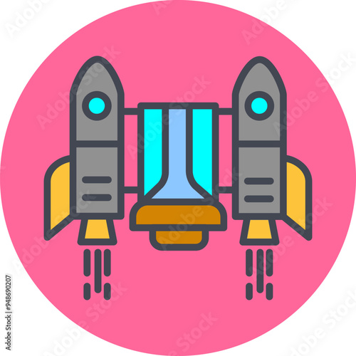 Jetpack Vector Icon