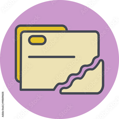 Broken Folder Vector Icon