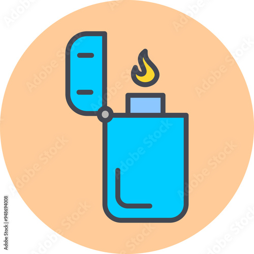 Lighter Vector Icon