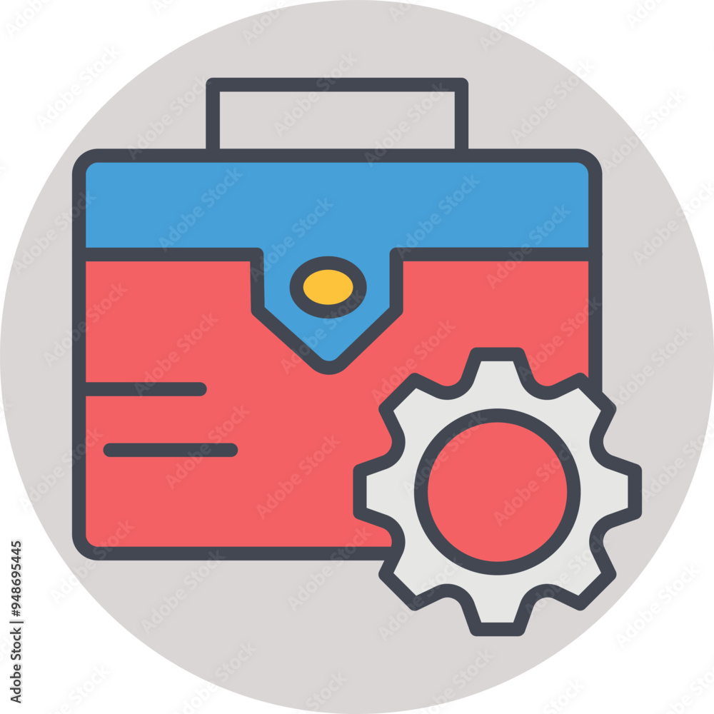 Portfolio Management Vector Icon Portfolio Management Vector Icon