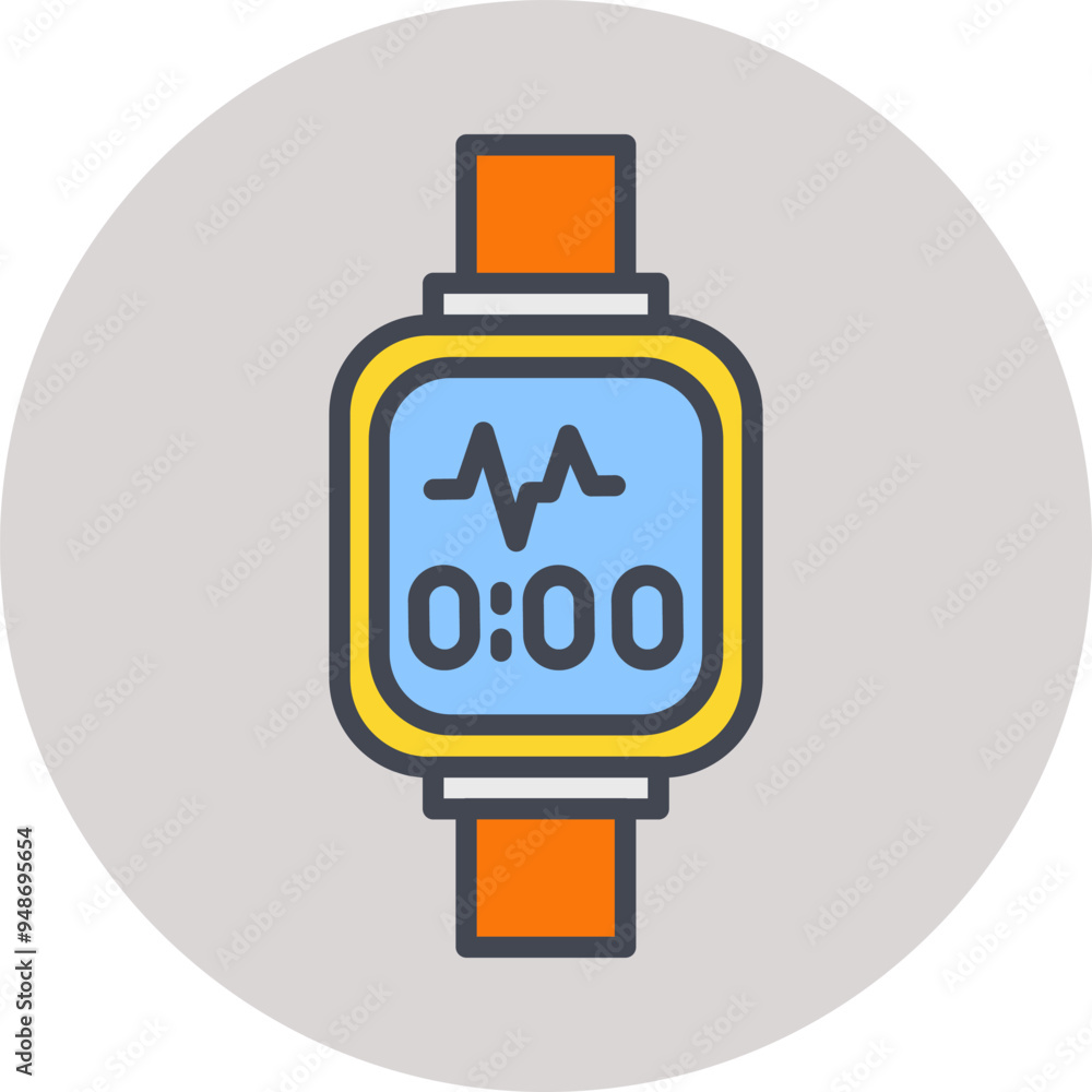 Smart Watch Vector Icon Smart Watch Vector Icon