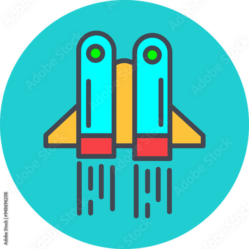 Jetpack Vector Icon