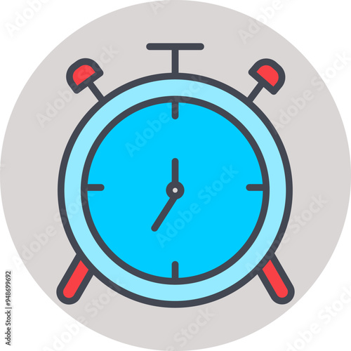Alarm Clock Vector Icon