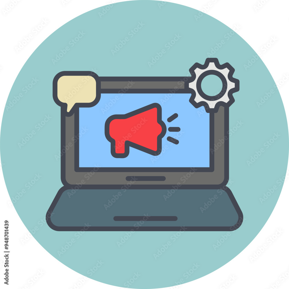 Digital Marketing Vector Icon Digital Marketing Vector Icon