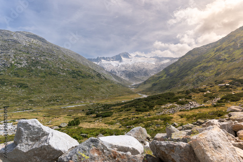 Austria alps in Obetuaern