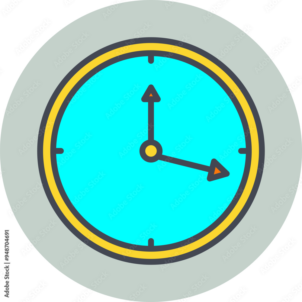 Clock Vector Icon Clock Vector Icon
