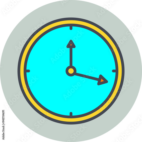 Clock Vector Icon