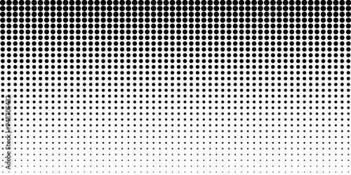 Background with monochrome dotted texture. Polka dot pattern  modern