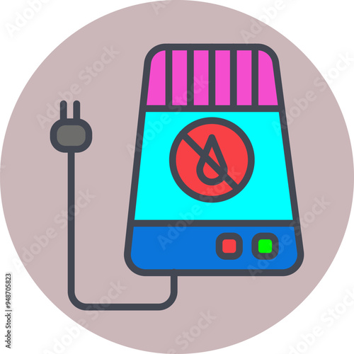 Air Dehumidifier Vector Icon
