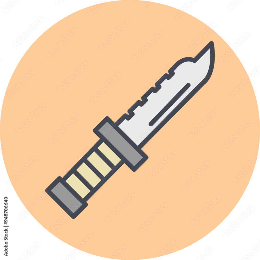 Army Knife Vector Icon