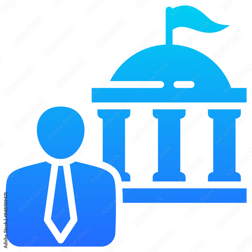 Fototapeta premium Senate Icon