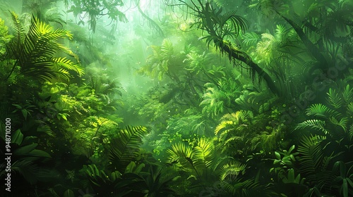 Natural forest wallpaper