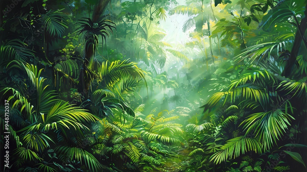 Lush green forest wallpaper Lush green forest wallpaper