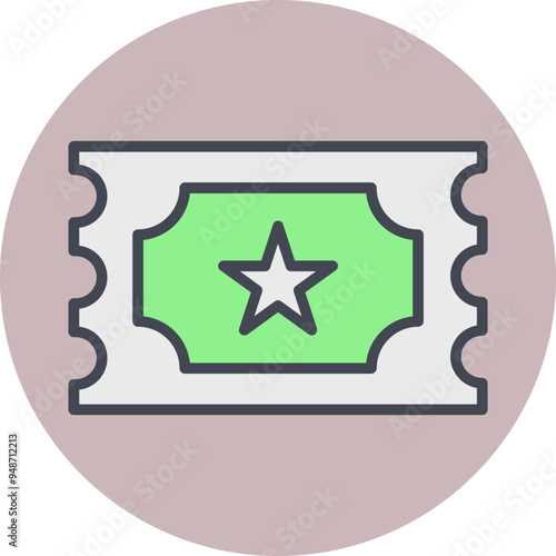 Tickets Vector Icon
