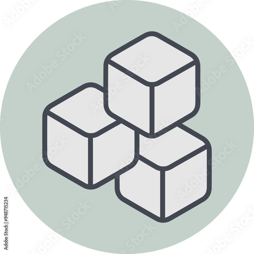 Ice Vector Icon