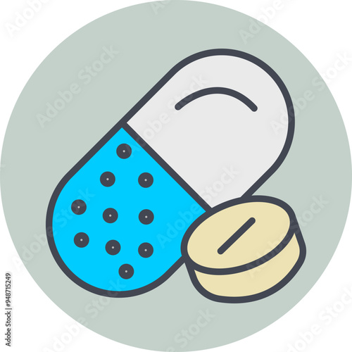 Pills Vector Icon