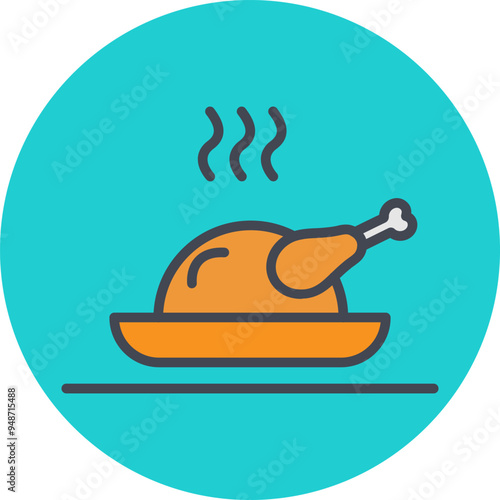 Chicken Vector Icon