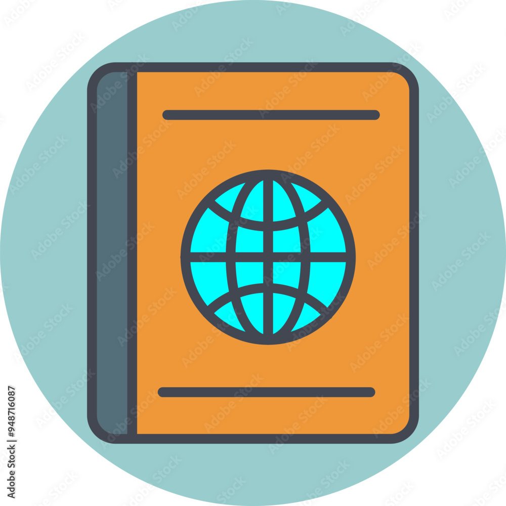 Passport Vector Icon Passport Vector Icon
