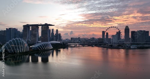 Wallpaper Mural Singapore city skyline in south east Asia. Marina bay. Torontodigital.ca
