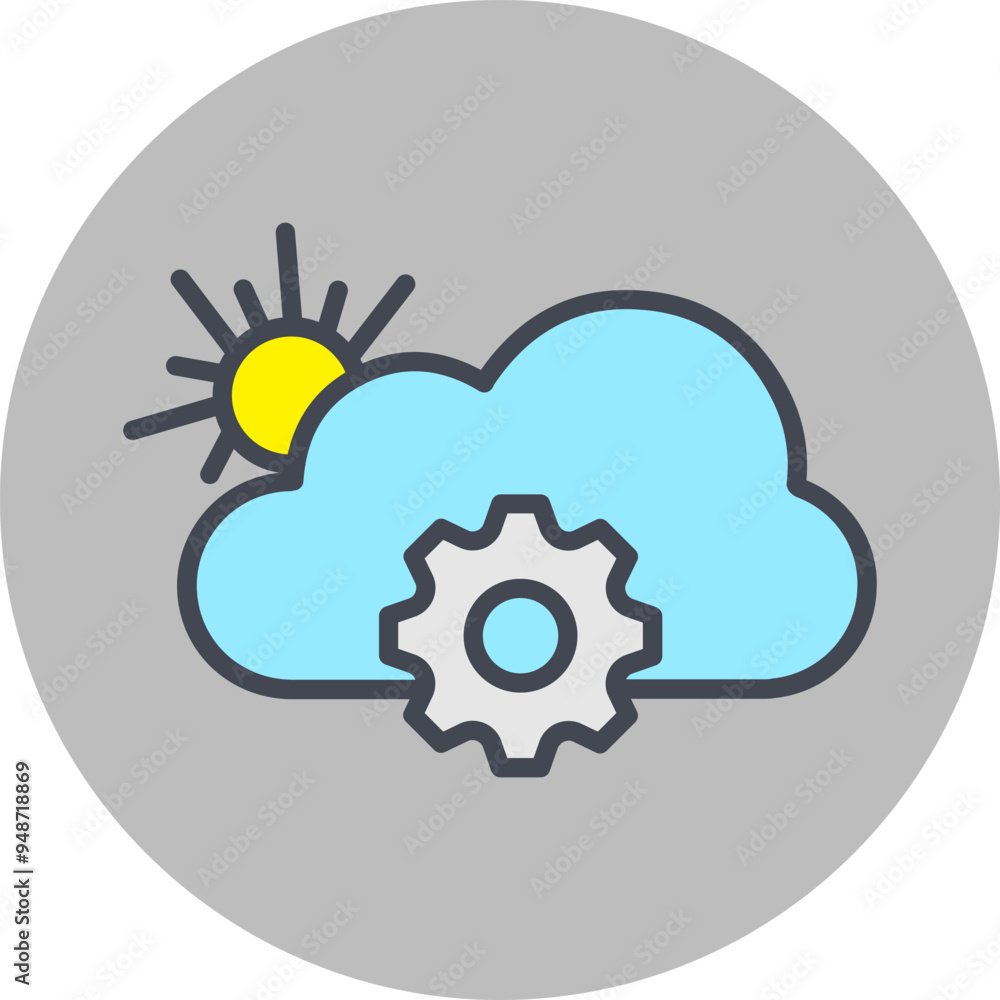 Forecast Vector Icon Forecast Vector Icon