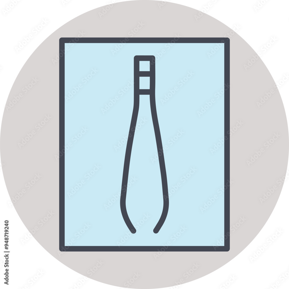Tweezer Vector Icon Tweezer Vector Icon