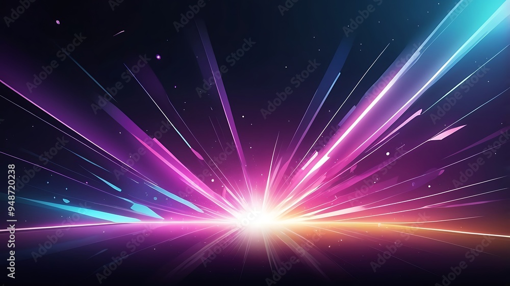 Naklejka premium Light effect template design background, HD Photo Background 