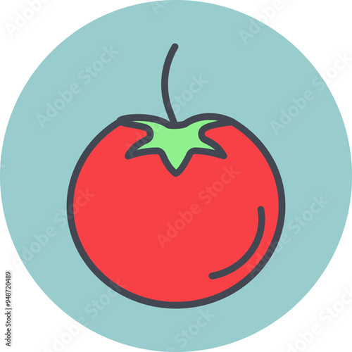 Tomato Vector Icon