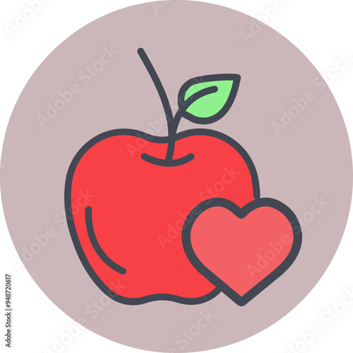 Healthy Vector Icon