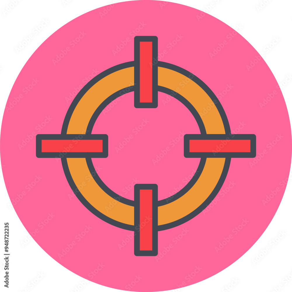 Lifebuoy Vector Icon
