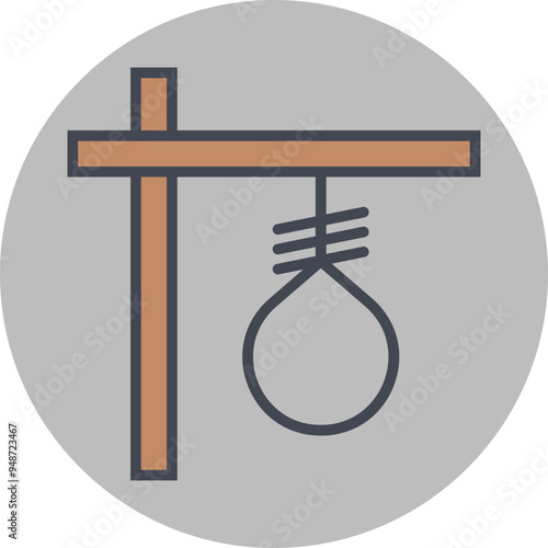 Noose Vector Icon