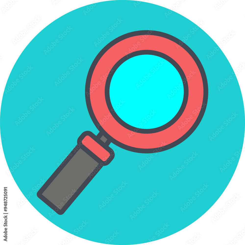Magnifier Vector Icon Magnifier Vector Icon