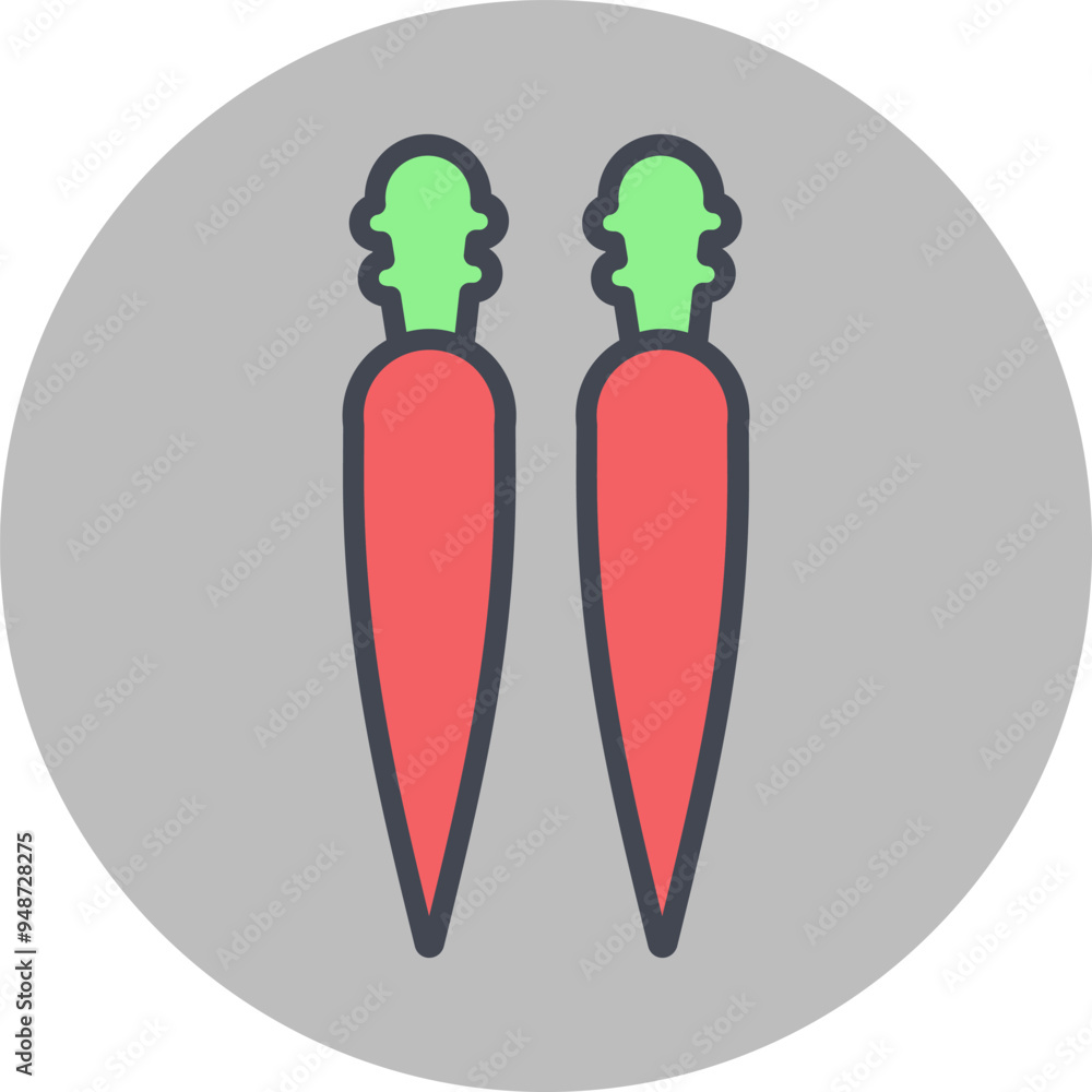 Carrot Vector Icon