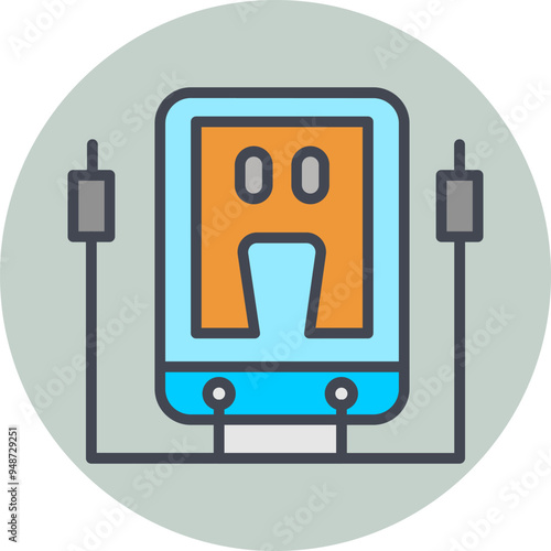 Voltmeter Vector Icon