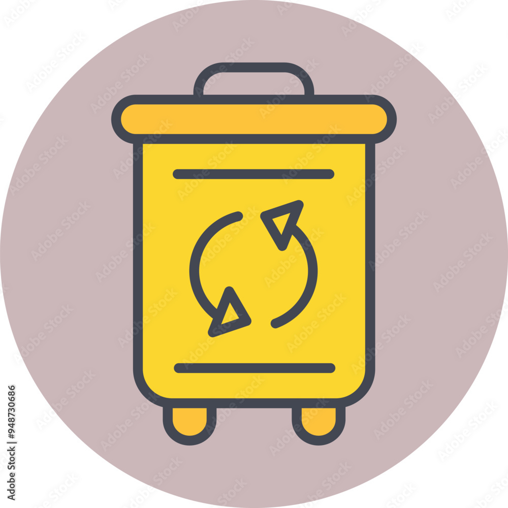 Recycle Bin Vector Icon Recycle Bin Vector Icon