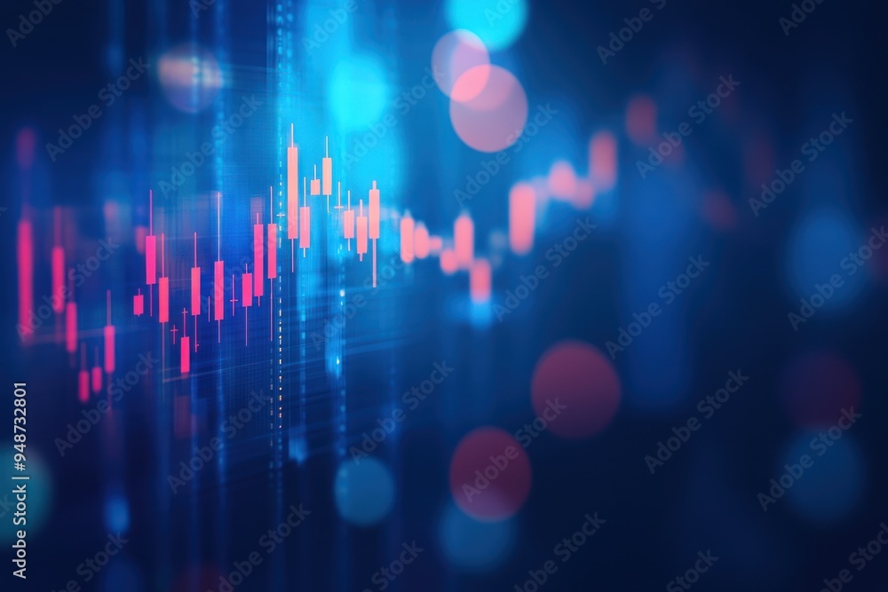Abstract Stock Market Chart Abstract Stock Market Chart