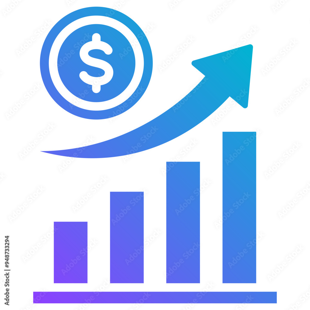 Profit Growth Icon Profit Growth Icon