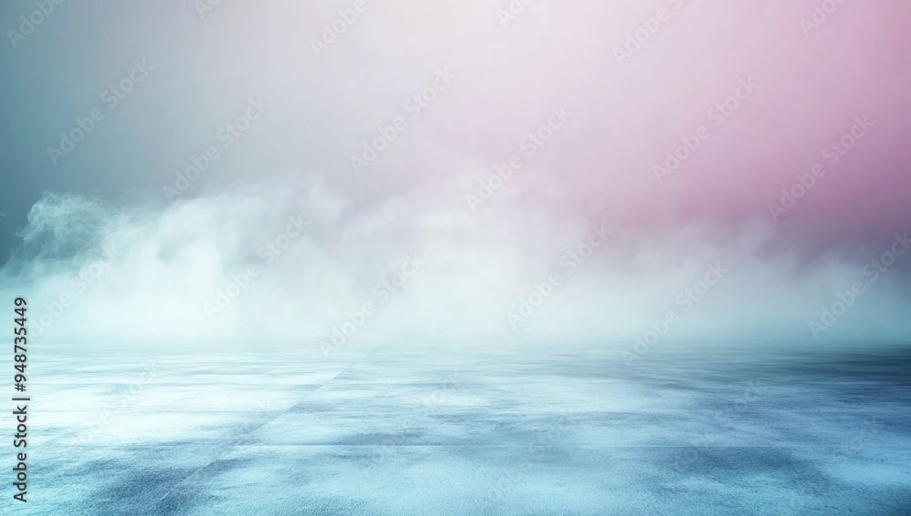 Abstract Foggy Scene with Pastel Colors Abstract Foggy Scene with Pastel Colors
